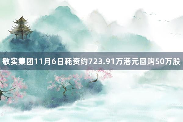 敏实集团11月6日耗资约723.91万港元回购50万股